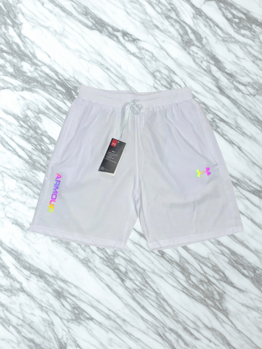 frosted white shorts
