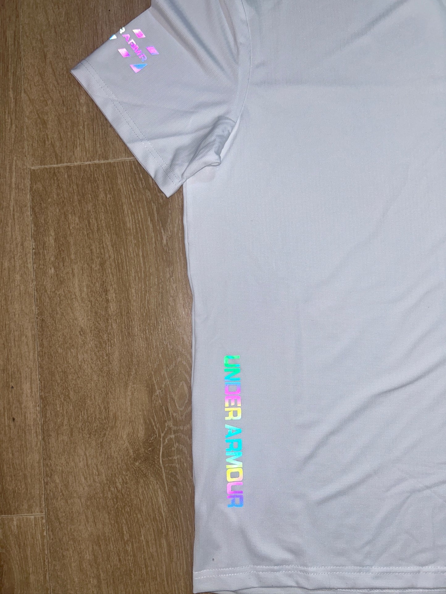 frosted white t-shirt